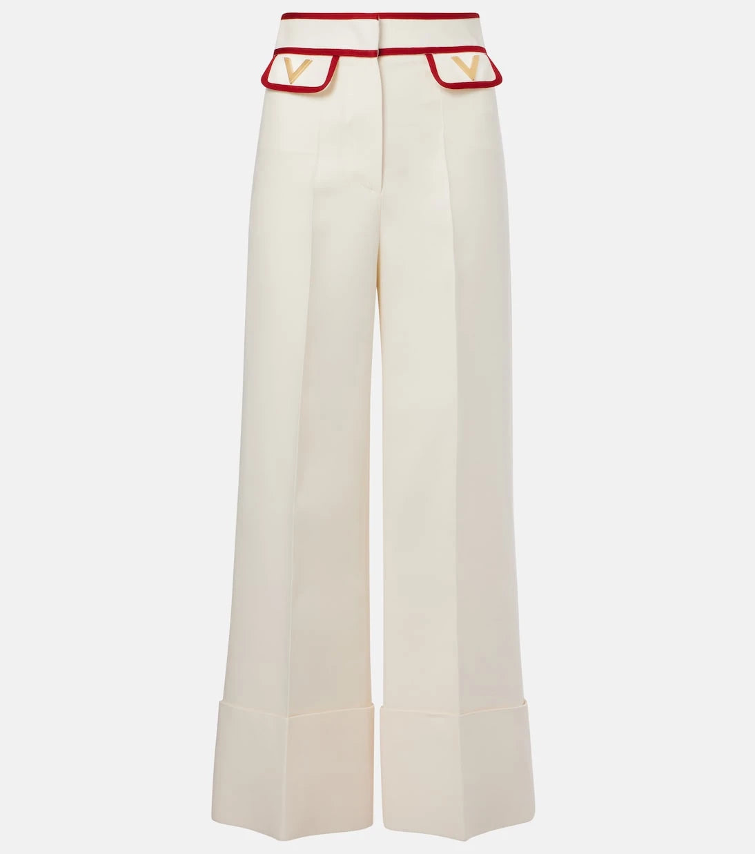 Valentino - Crêpe Couture wide-leg pants