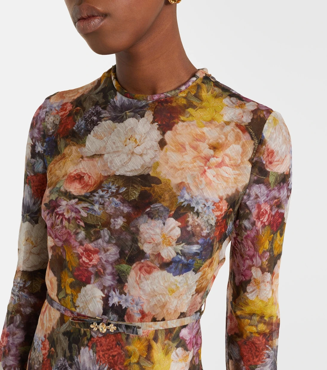 Zimmermann - Alchemy belted floral maxi dress