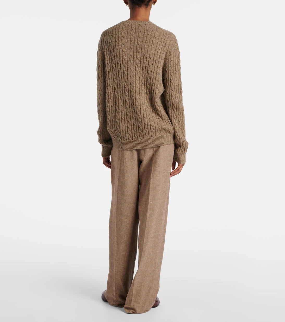 Loro Piana - سترة كشمير محبوكة بأسلاك