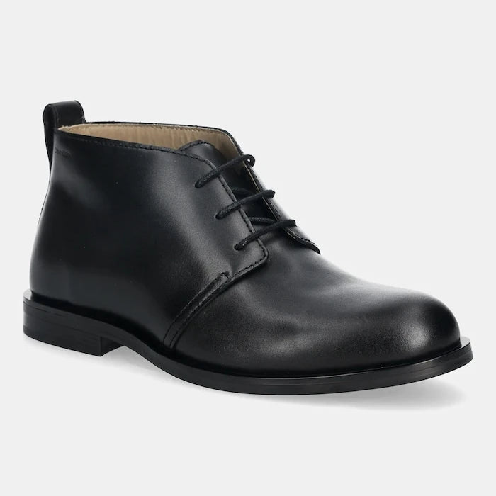 Кожени половинки обувки Calvin Klein ESS RUBBER DESERT BOOT LTH