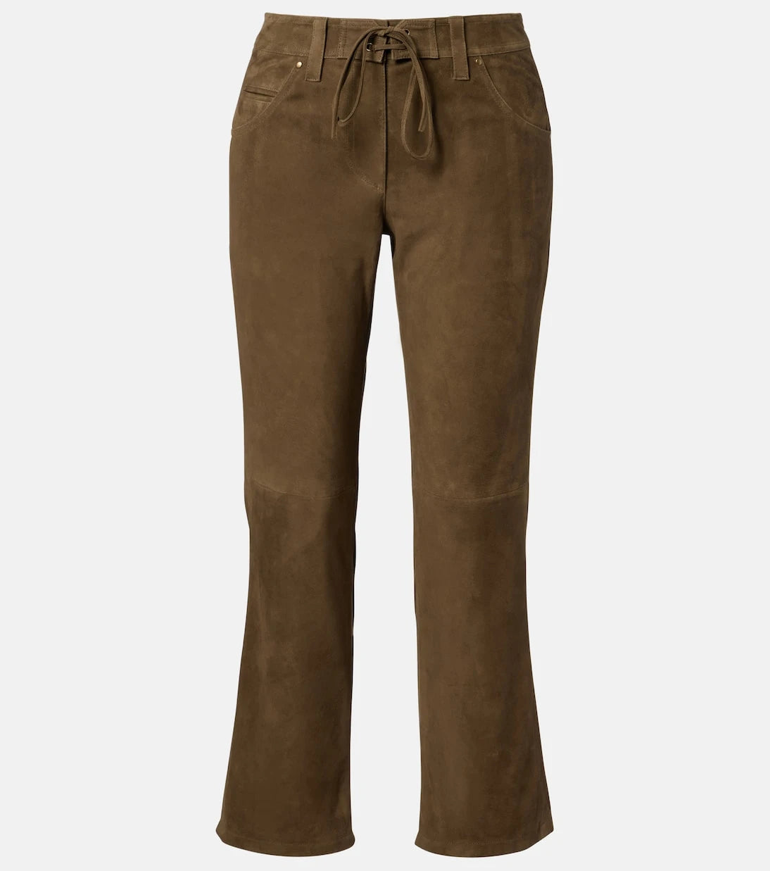 Isabel Marant - Suede straight-leg pants