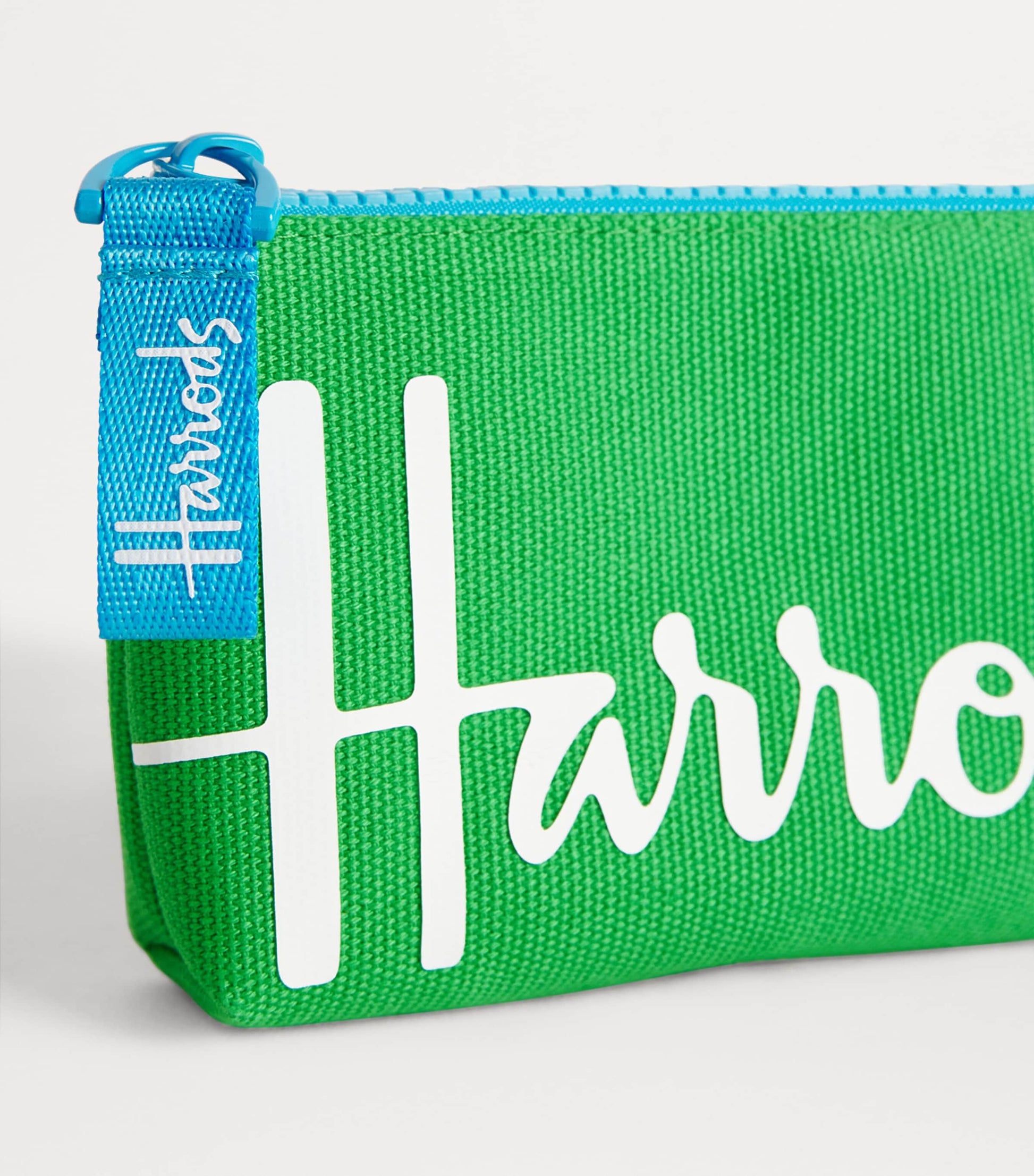 Green Cotton Logo Coin Purse