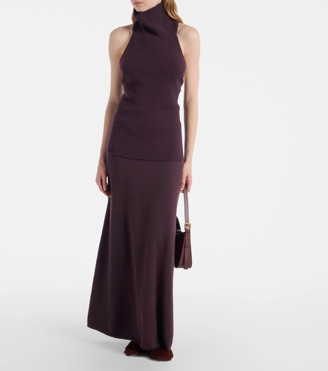 Lisa Yang - Maddie open-back cashmere top