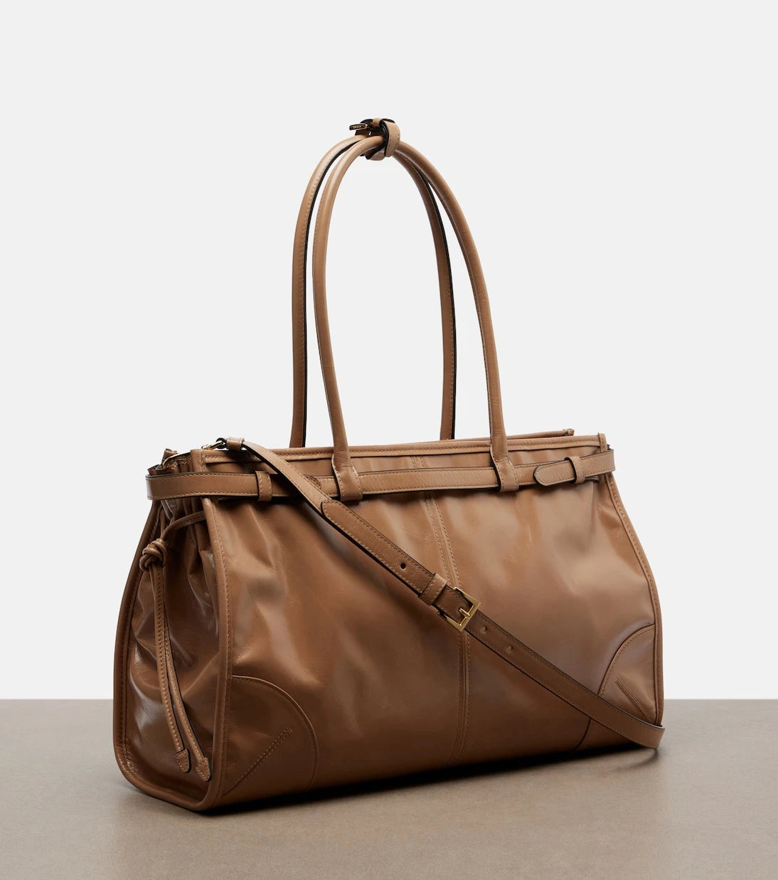 Prada - Prada Bonnie Large leather shoulder bag