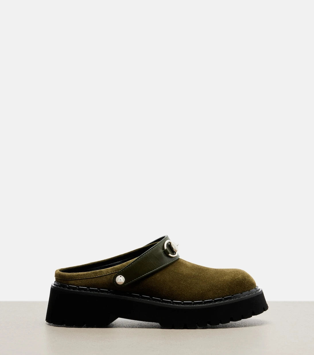 Gucci - Horsebit suede mules