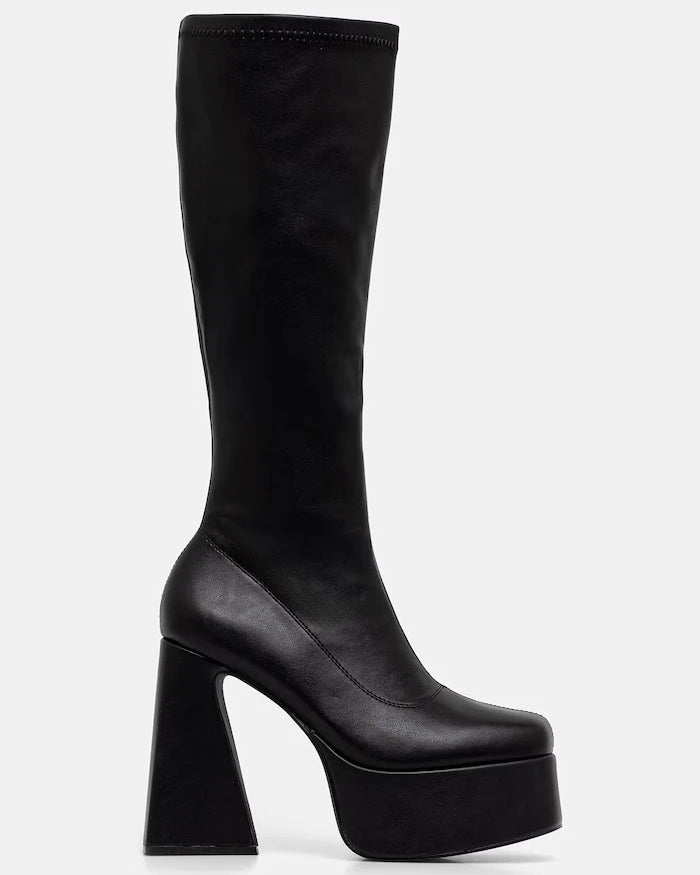 Koi Footwear ботуши под коляното с дебел ток дамски MC-21