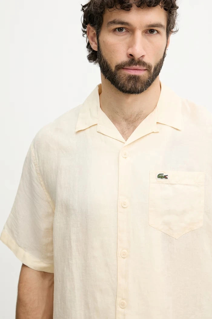 Lacoste риза мъжка от лен
