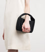 Toteme Black Petite Satin Bucket Bag