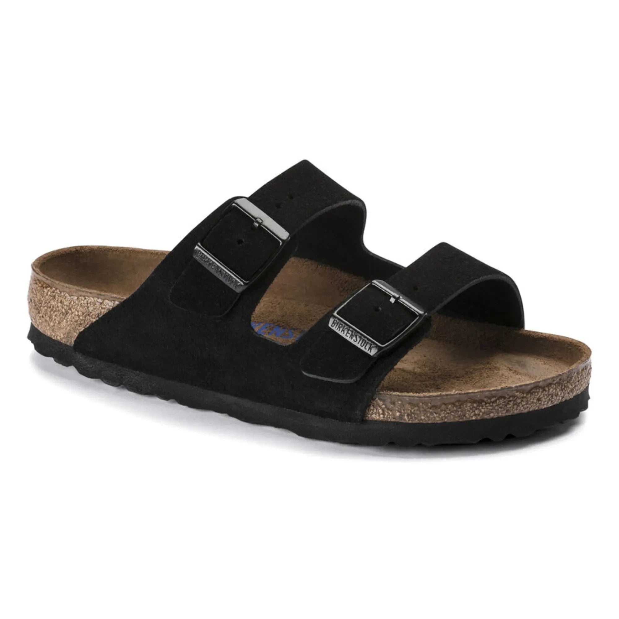 BIRKENSTOCK - Suede and Nubuck Arizona Sandals - Adult Collection  | Black