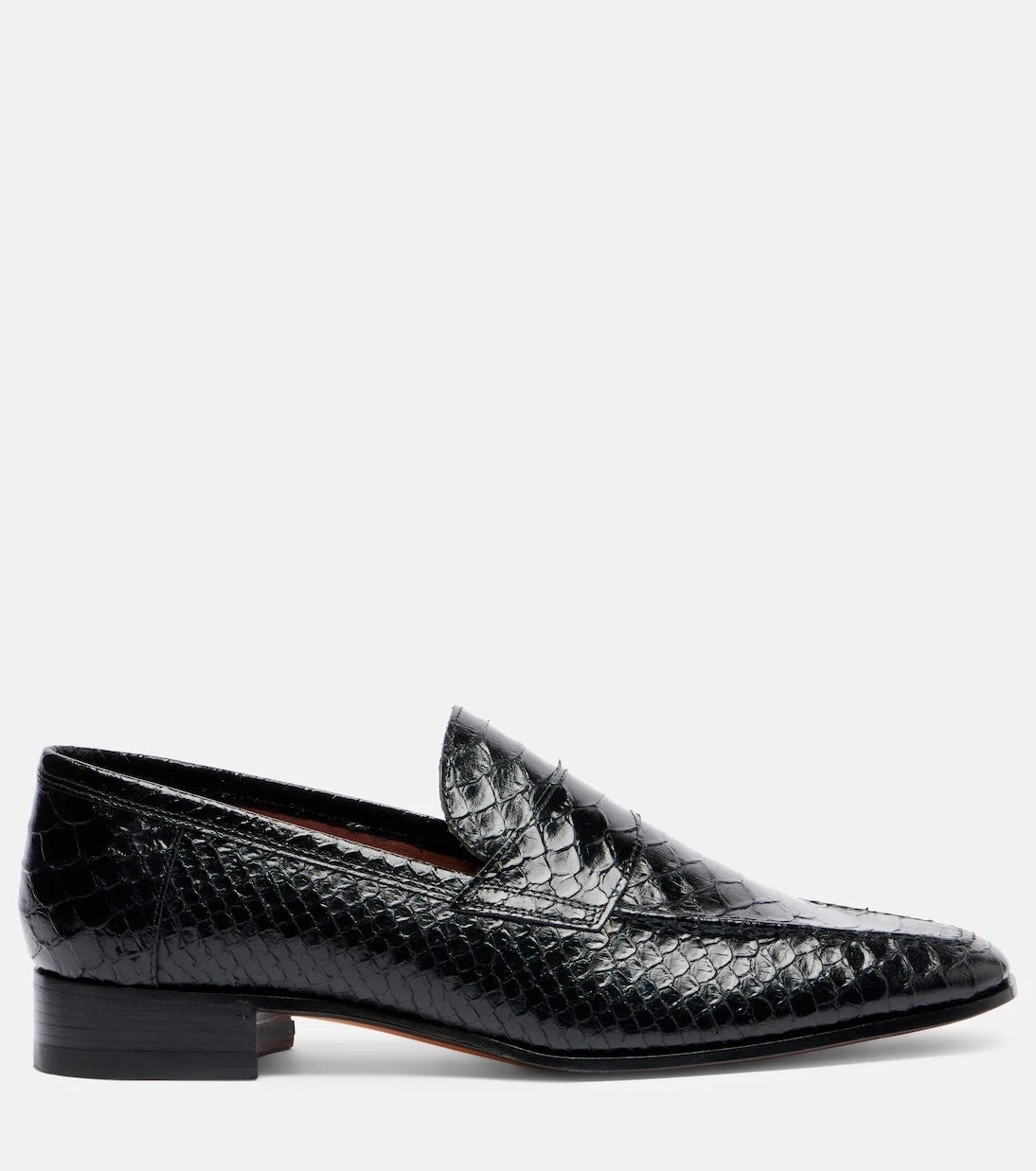 Paris Texas - Vincent croc-effect leather loafers