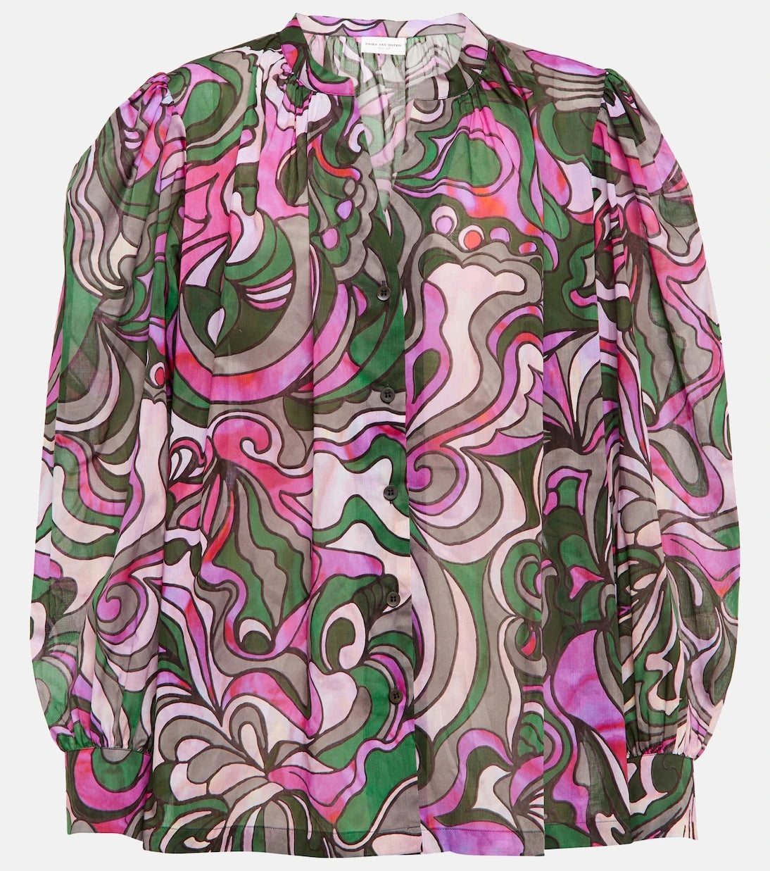Dries Van Noten - Printed cotton shirt