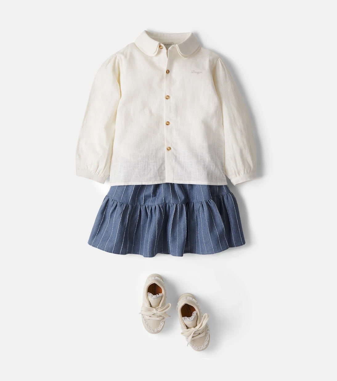 Donsje - Anoeche linen and cotton blouse