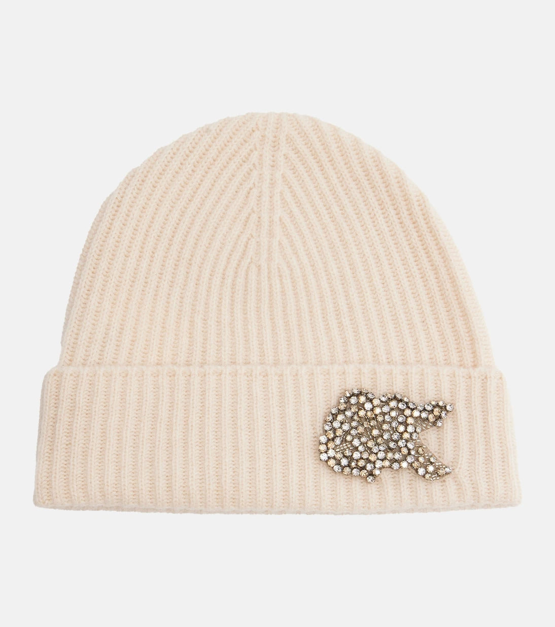 Erdem - Embellished cashmere beanie