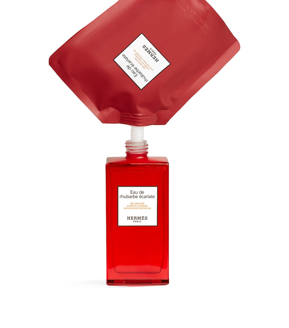 HERMÈS Eau de Rhubarbe Ecarlate Hair and Body Shower Gel (200ml) - Refill