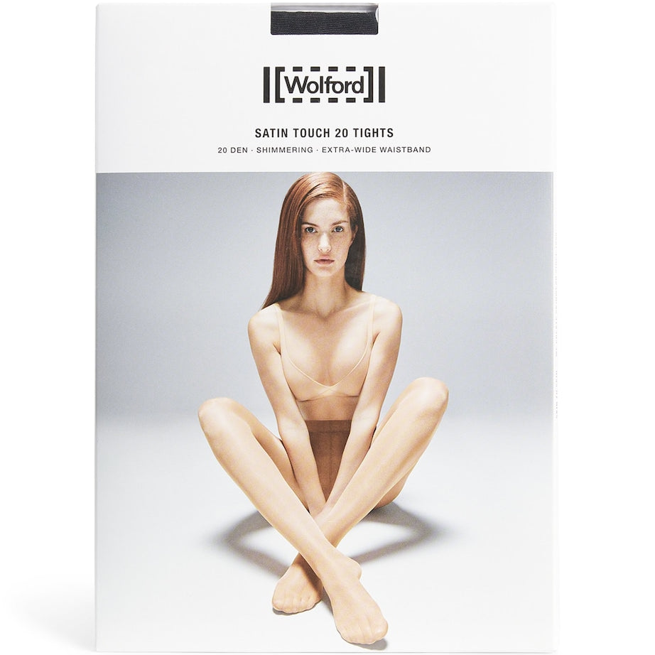 Wolford Black Satin Touch 20 Comfort Tights