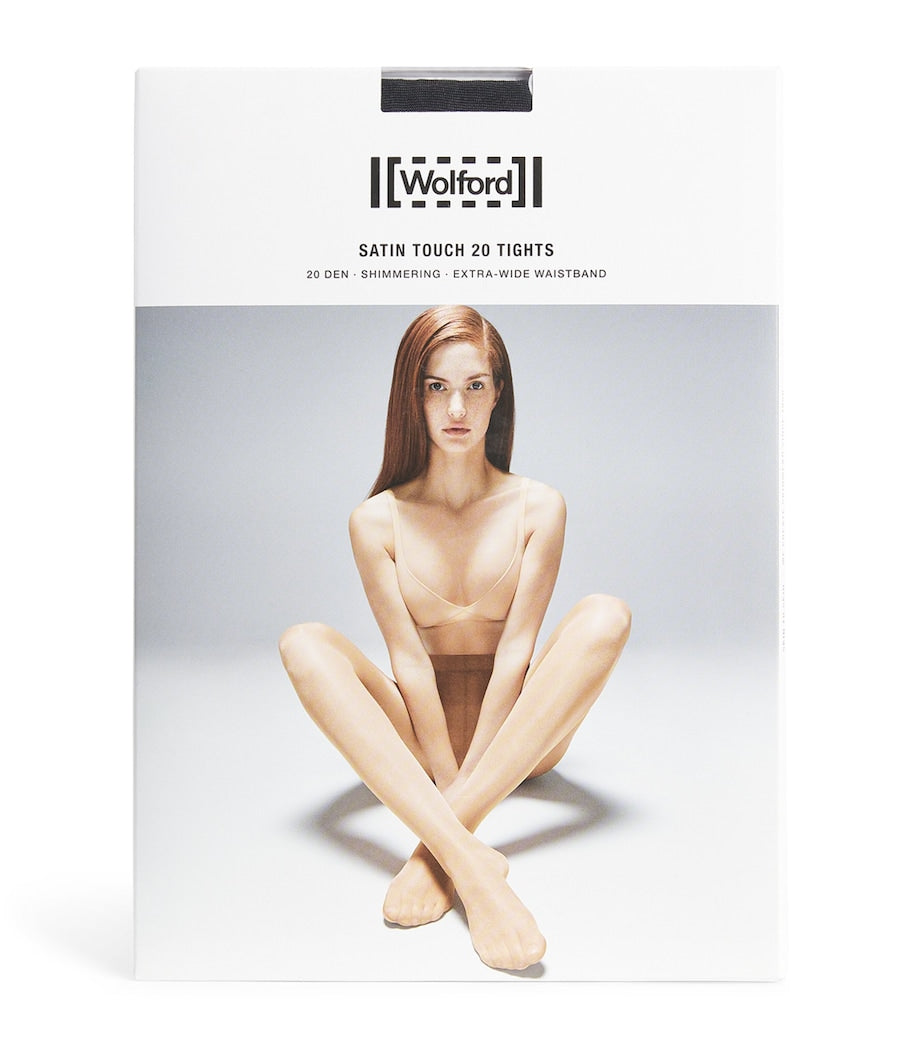 Wolford Black Satin Touch 20 Comfort Tights
