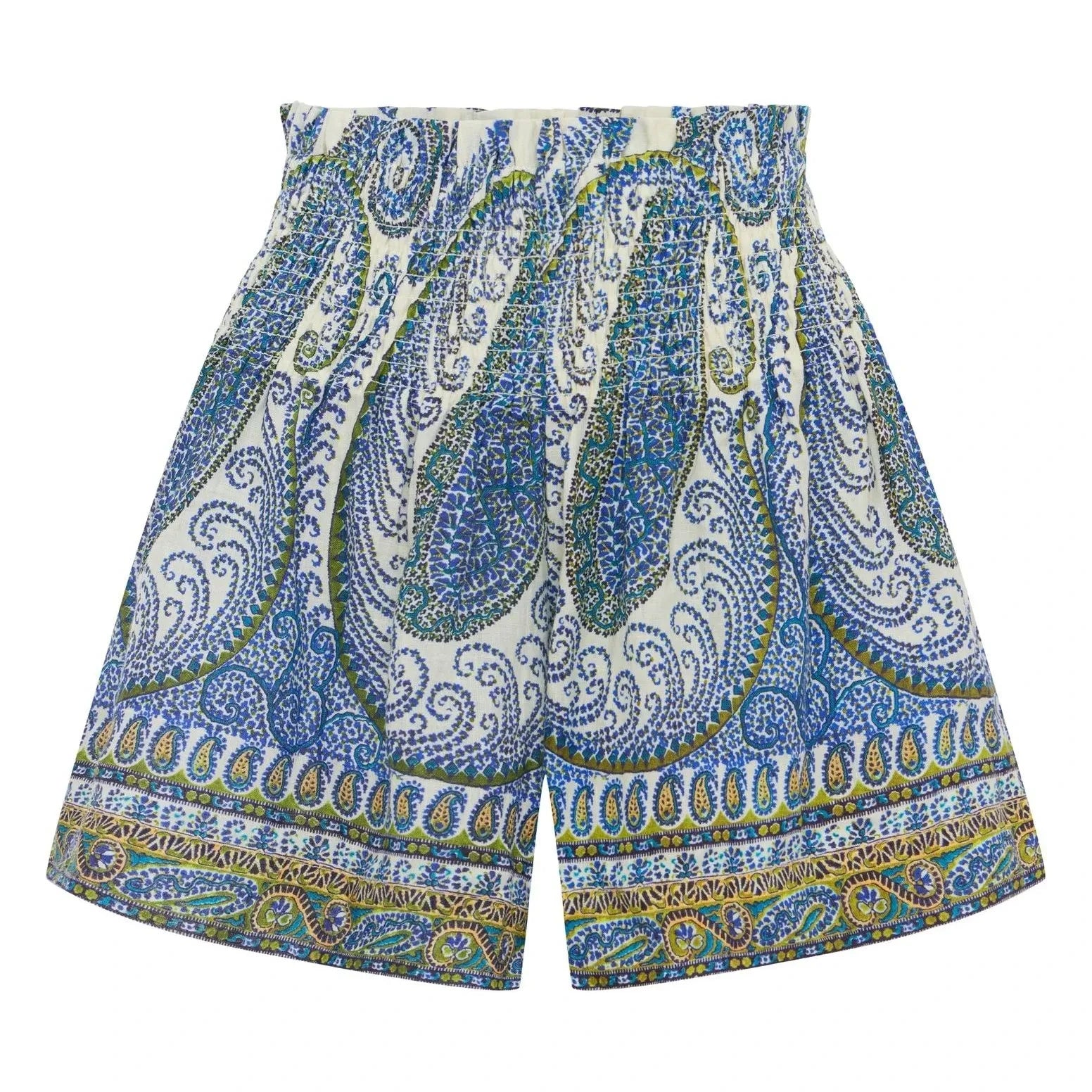 Boteh - Arcadia Linen Shorts | Lapis-lazuli