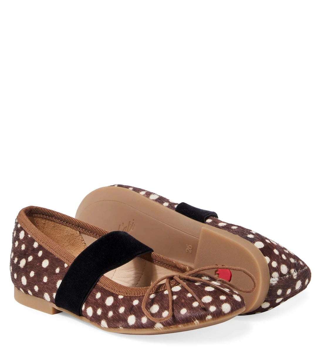 Pom d'Api - Dory Elast leather ballet flats