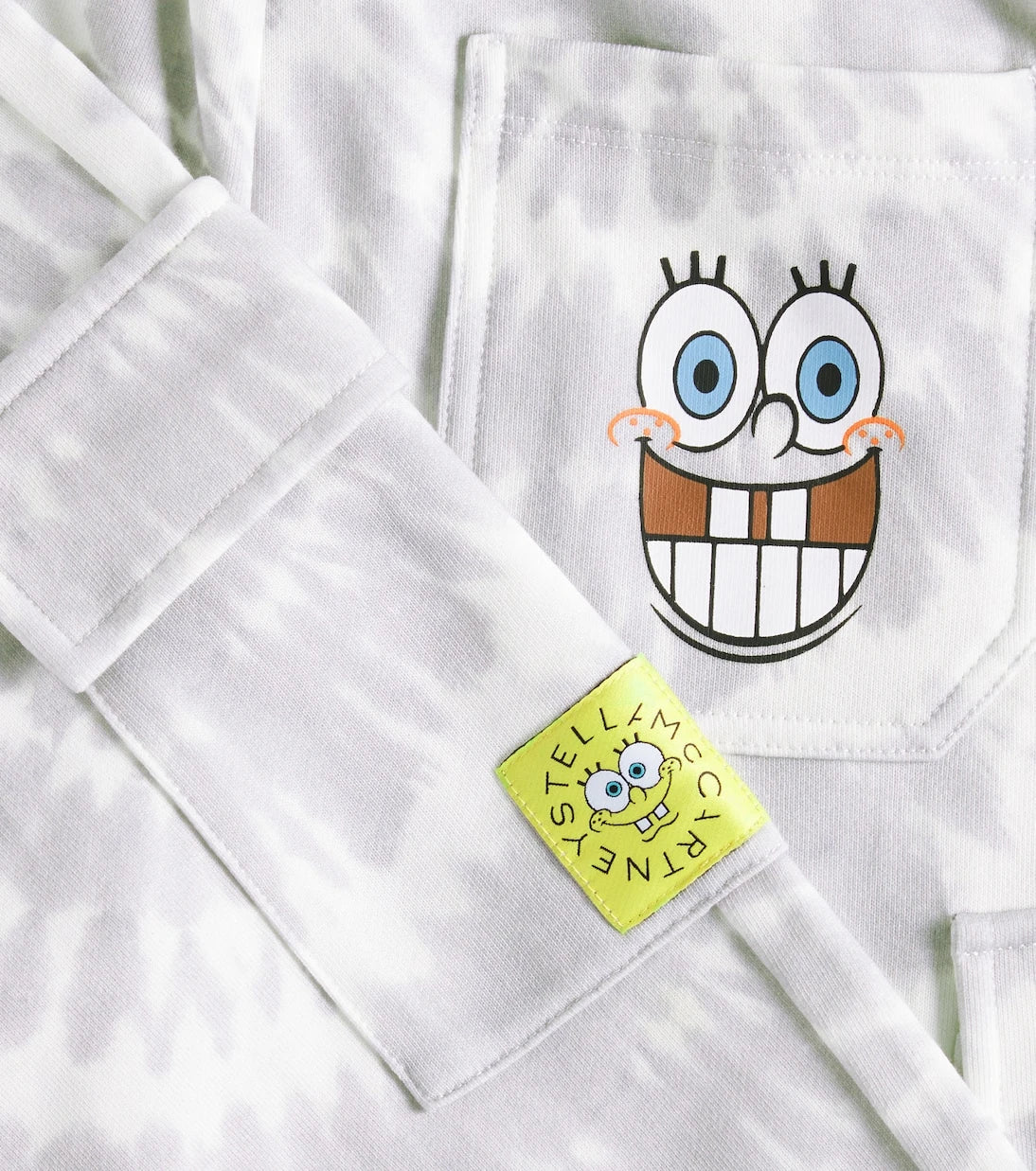 Stella McCartney Kids - بنطال رياضي قطني بطبعة جيرسي
