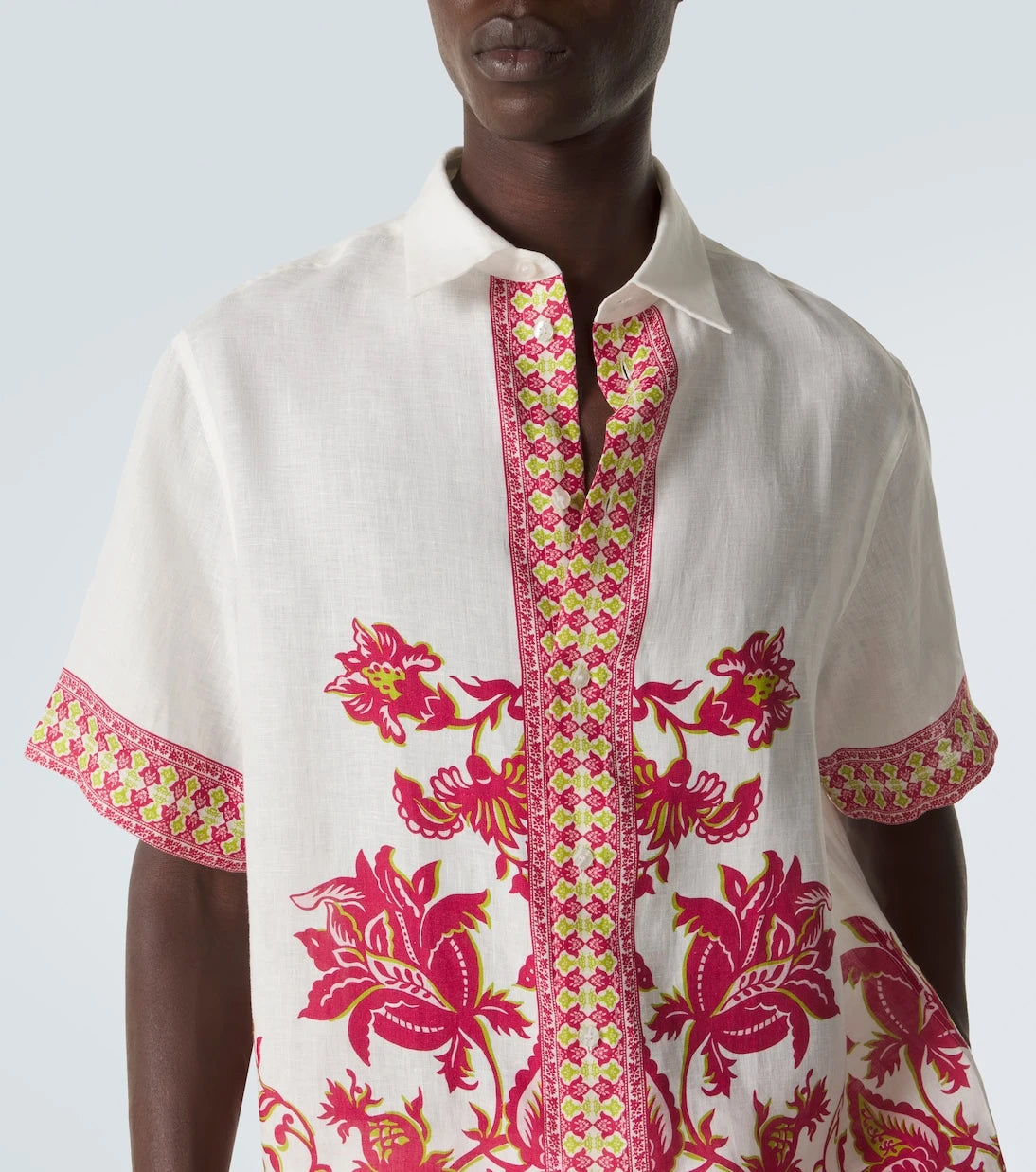 Etro - Floral linen shirt