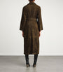 Green Suede Althea Coat