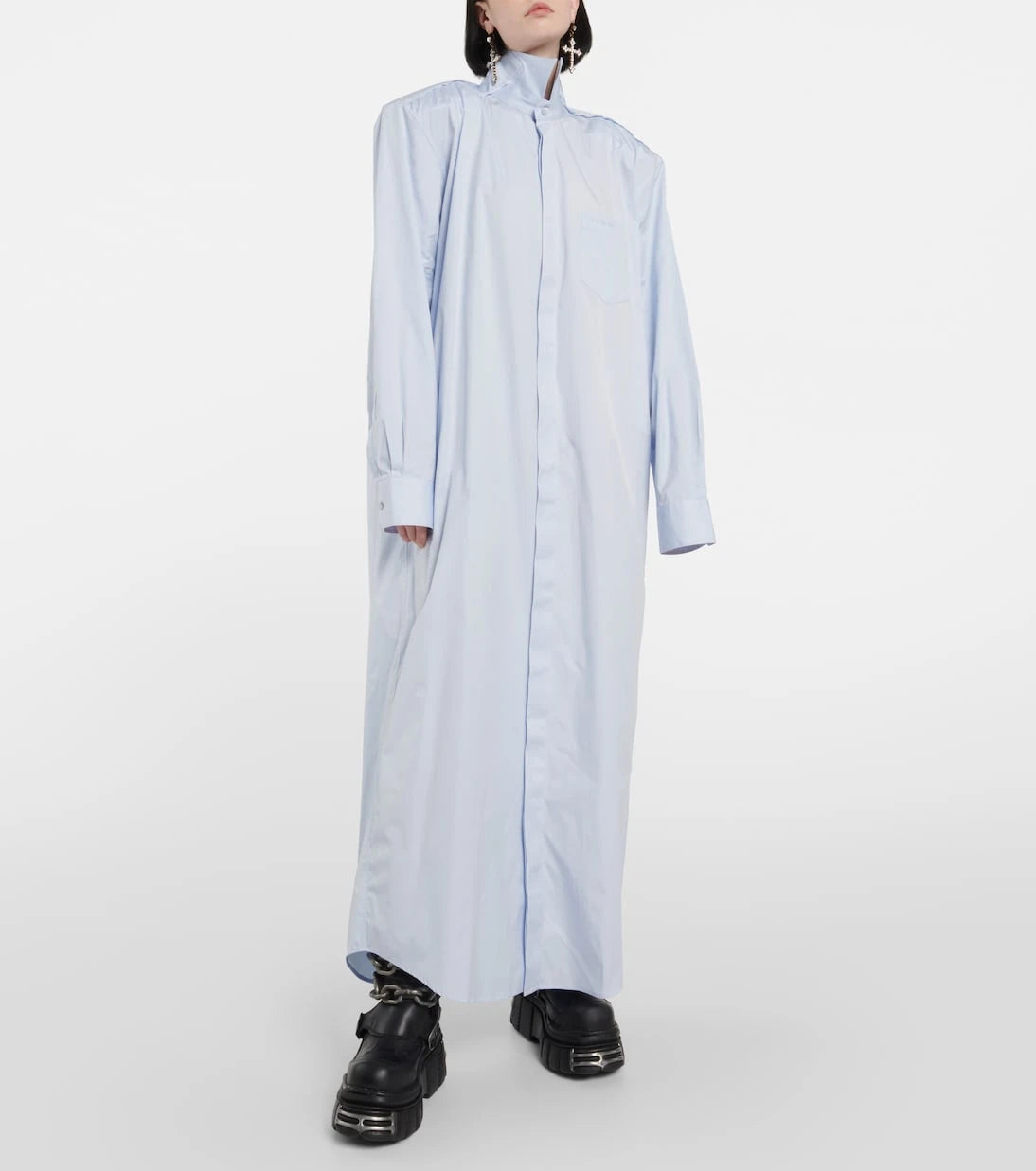 Vetements - Deconstructed cotton shirt dress