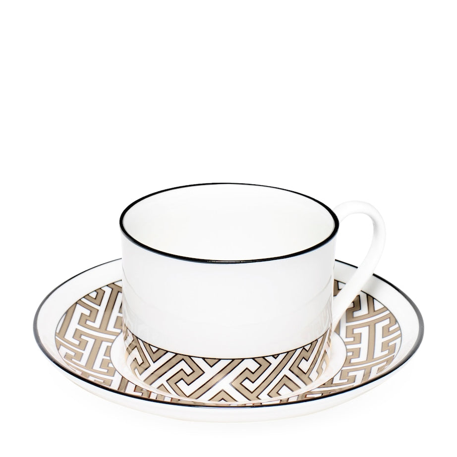 O.W.London Maze Teacup and Saucer