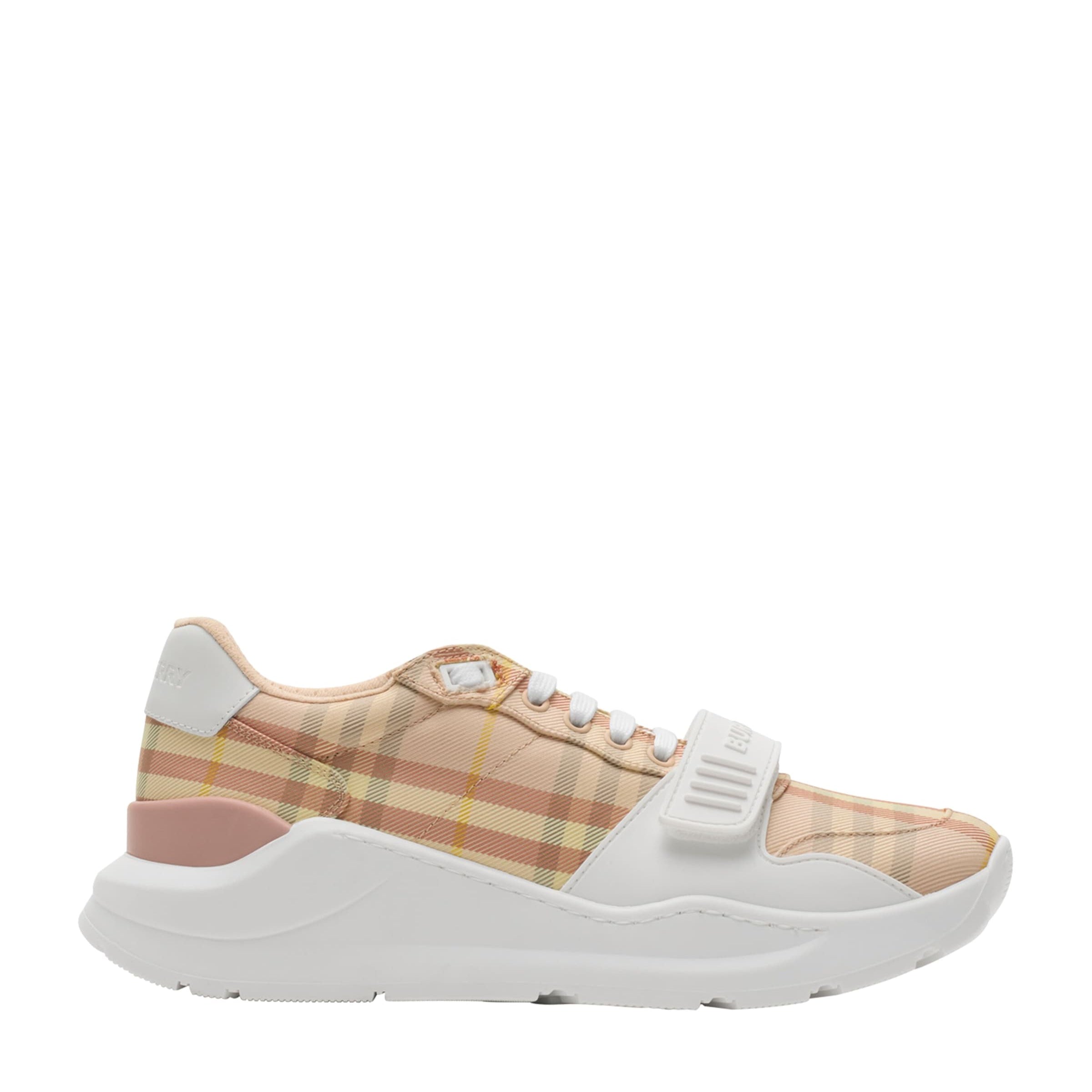 Burberry Beige Check Sneakers