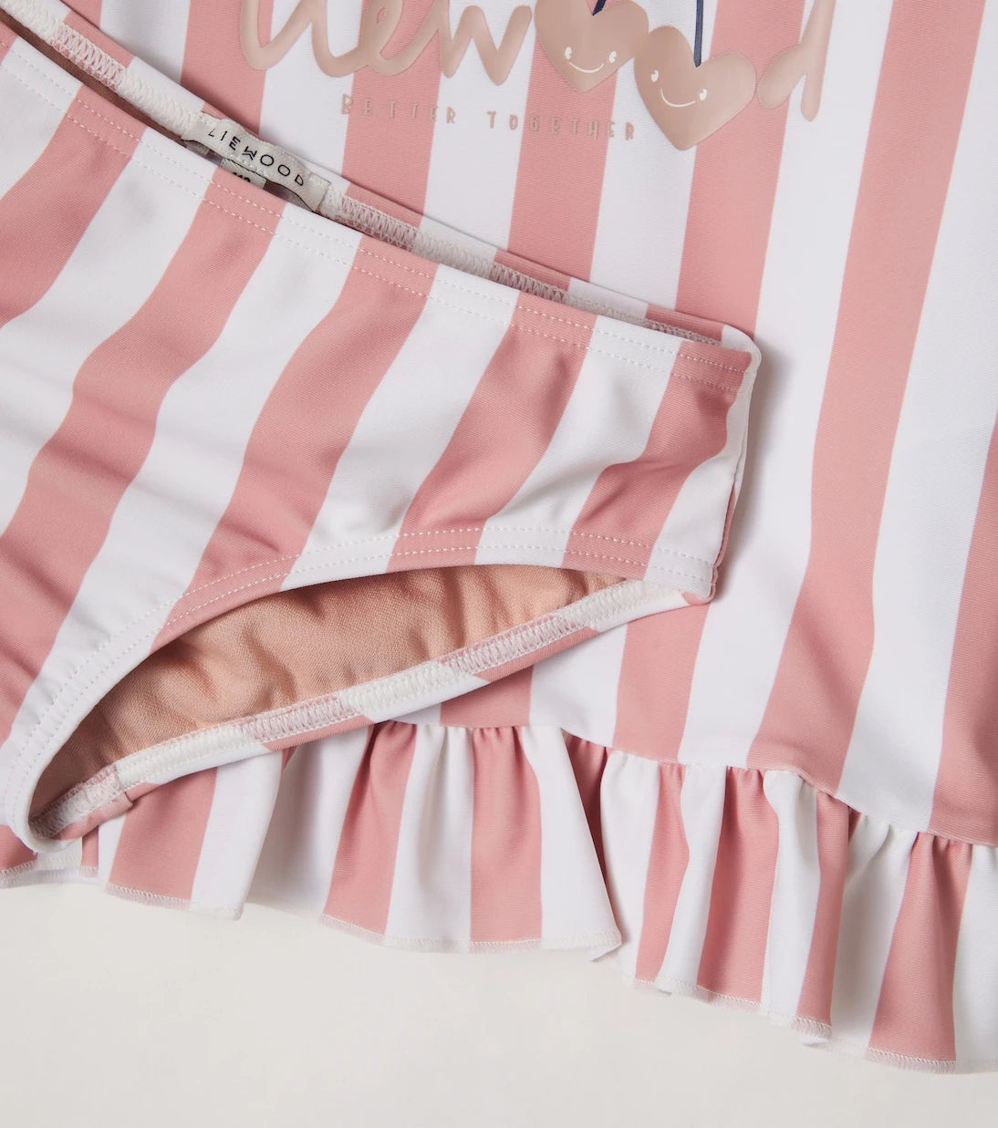Liewood - Dagny striped rashguard top and bikini bottoms set