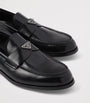 Brushed Leather Loafers
