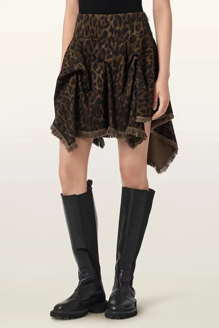 AllSaints асиметрична пола CRISSY