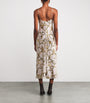 L'Agence Multi Silk Seridie Midi Dress