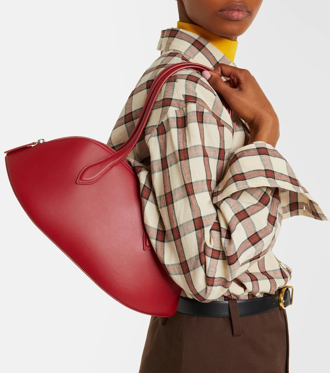 Aesther Ekme - Cosmo Medium leather bowling bag