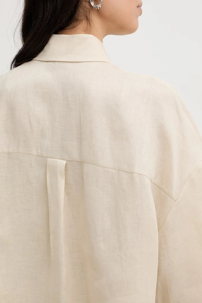 MM by Max Mara Риза дамска ленена RITO