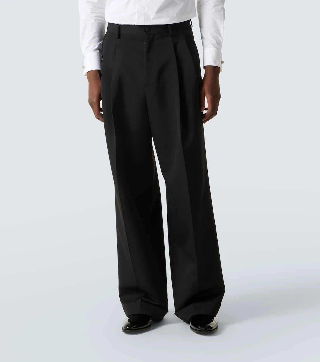 Dolce&Gabbana - Wool and silk-blend gabardine suit pants