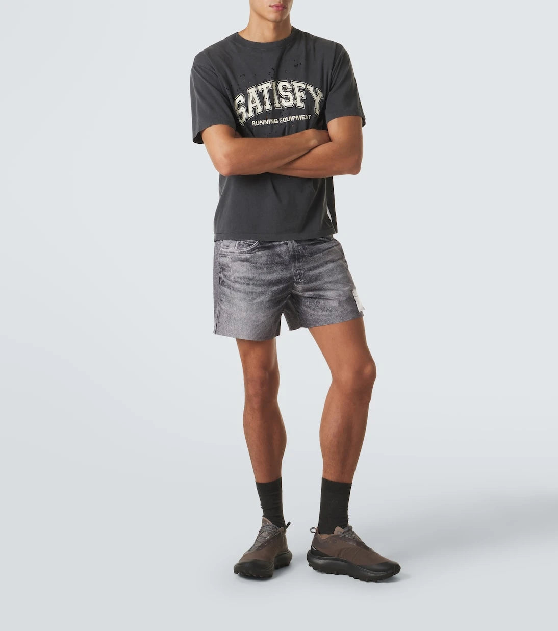 Satisfy - PeaceShell 5" trompe l'œil shorts