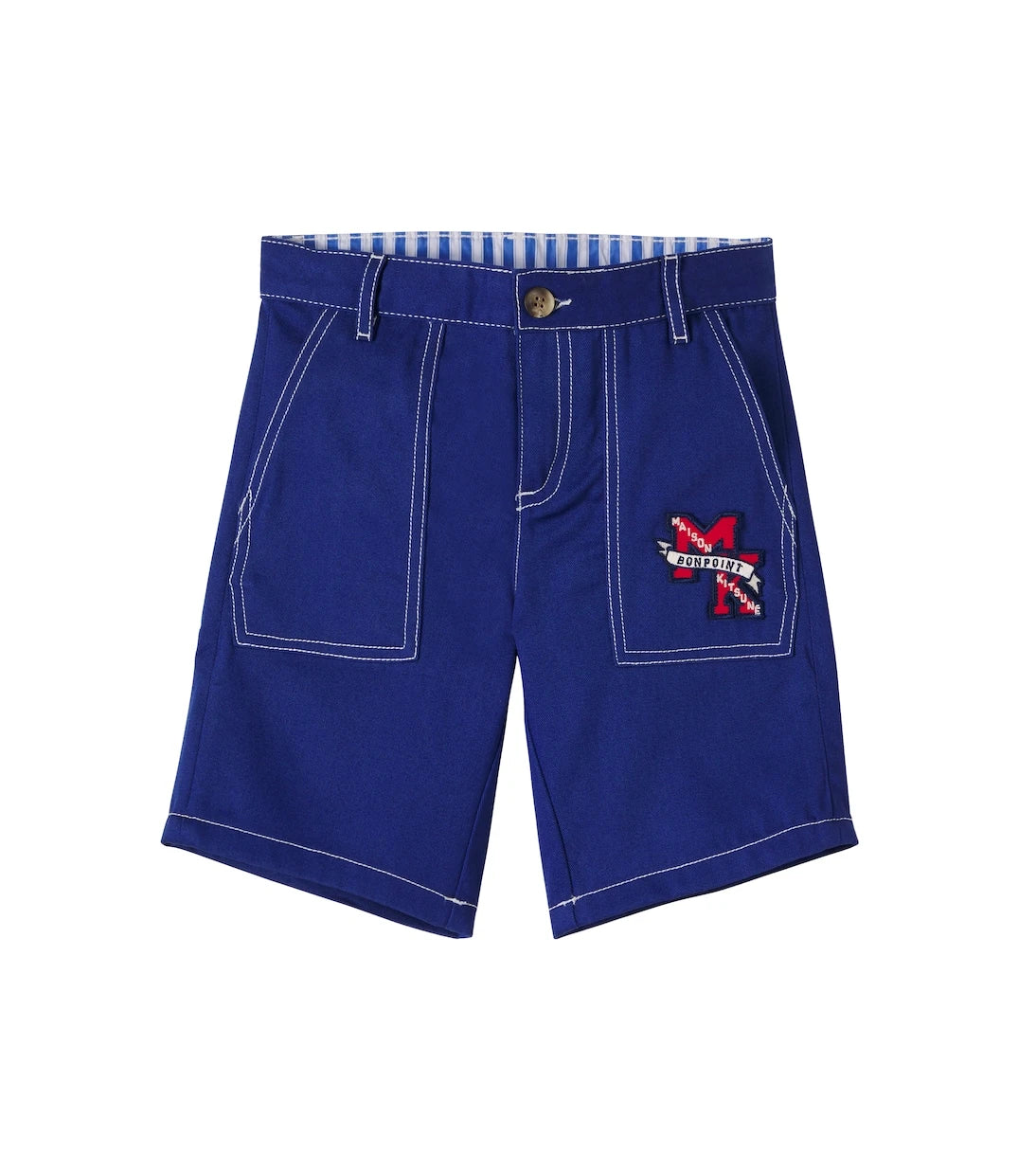 Bonpoint - x Maison Kitsuné Elzo cotton shorts