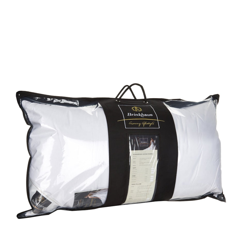 Twin Firm 90% Hungarian Goose Down Pillow (50cm x 90cm)