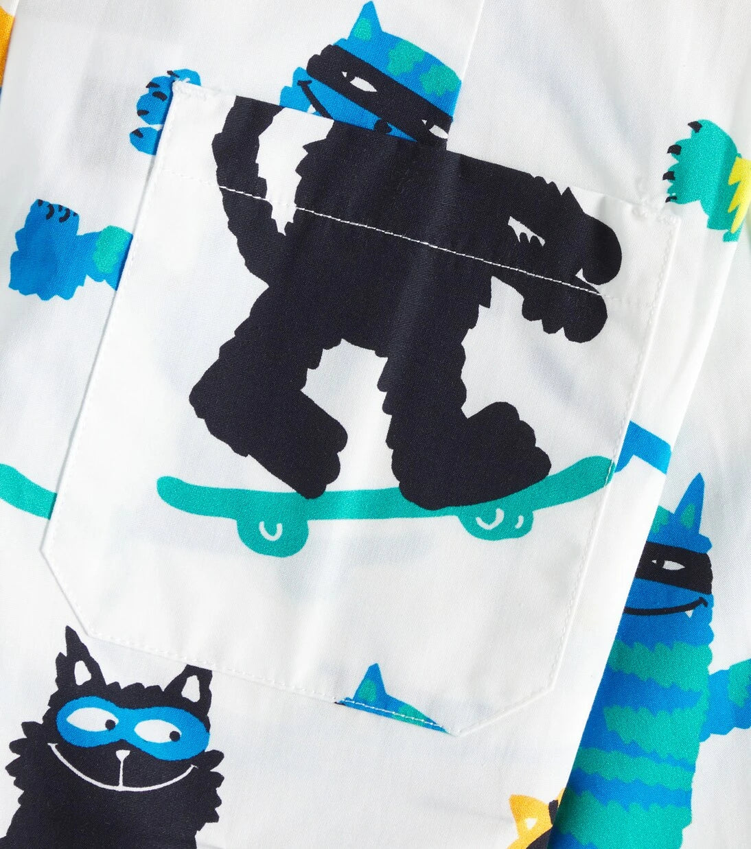 Stella McCartney Kids - Printed cotton Bermuda shorts