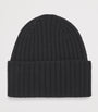 Weekend Max Mara Black Virgin Wool Beanie