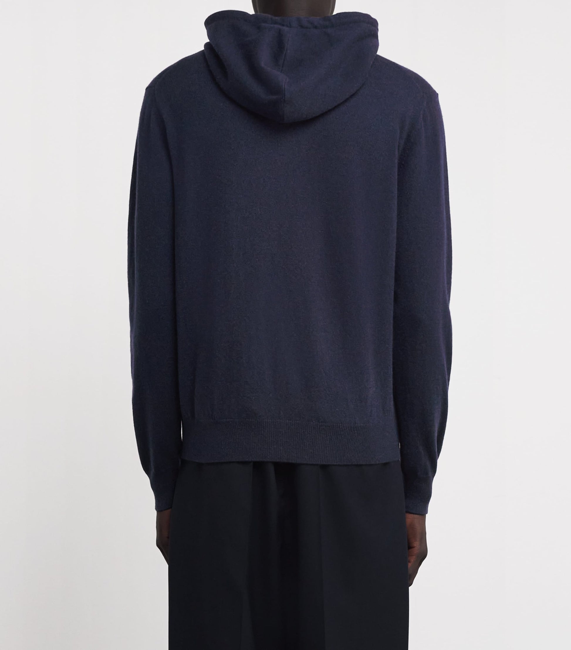 Navy Cashmere Hoodie