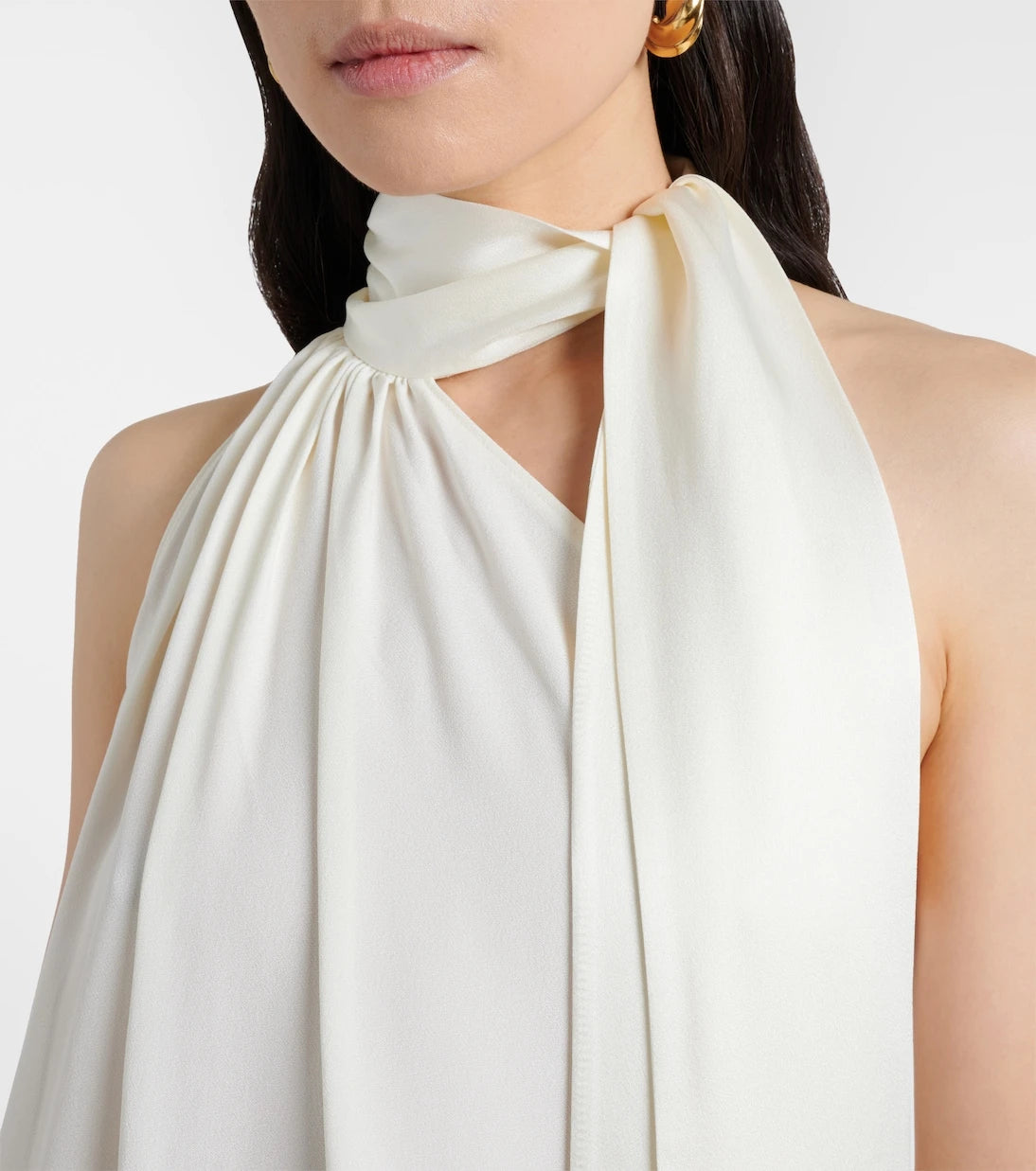 Taller Marmo - Bridal Astor crêpe cady gown