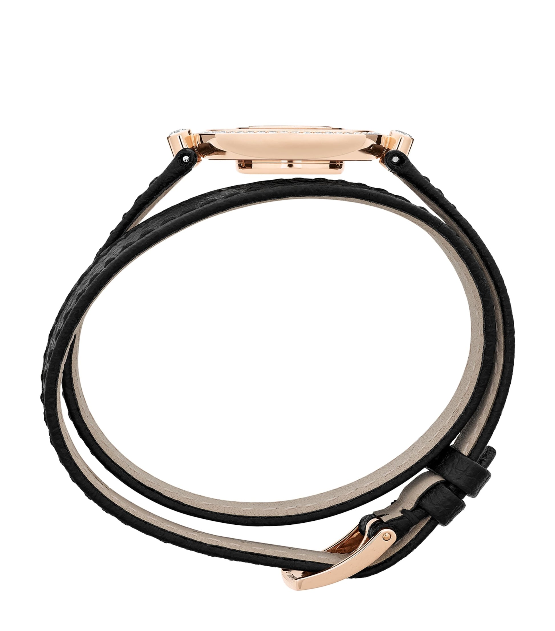 Rose Gold and Diamond Happy Diamonds Watch 26mm