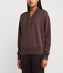 Varley Brown Sally Half-Zip Sweatshirt