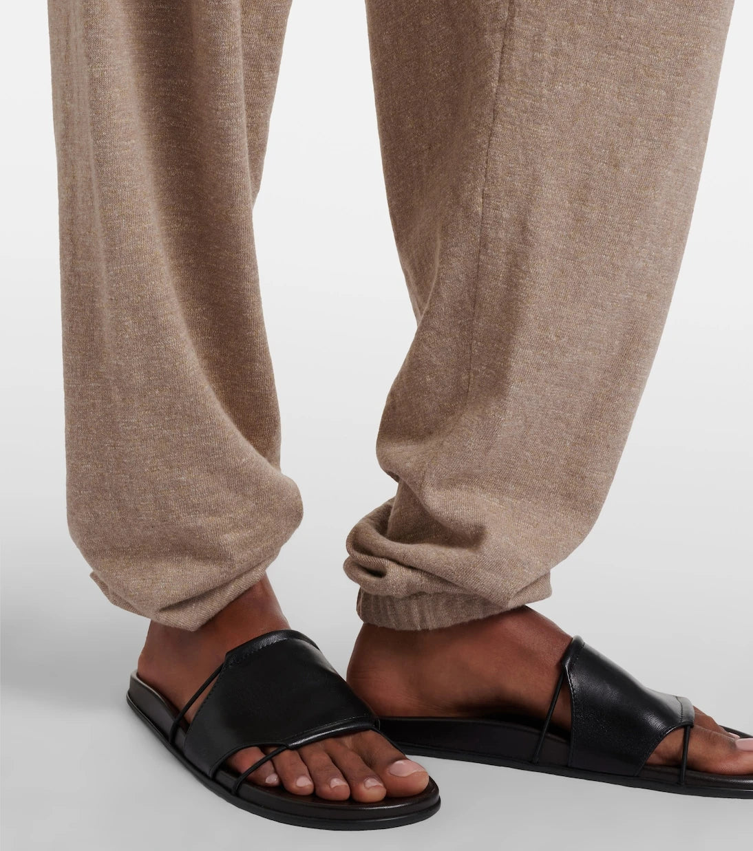 The Row - Nadir cotton and linen straight-leg pants