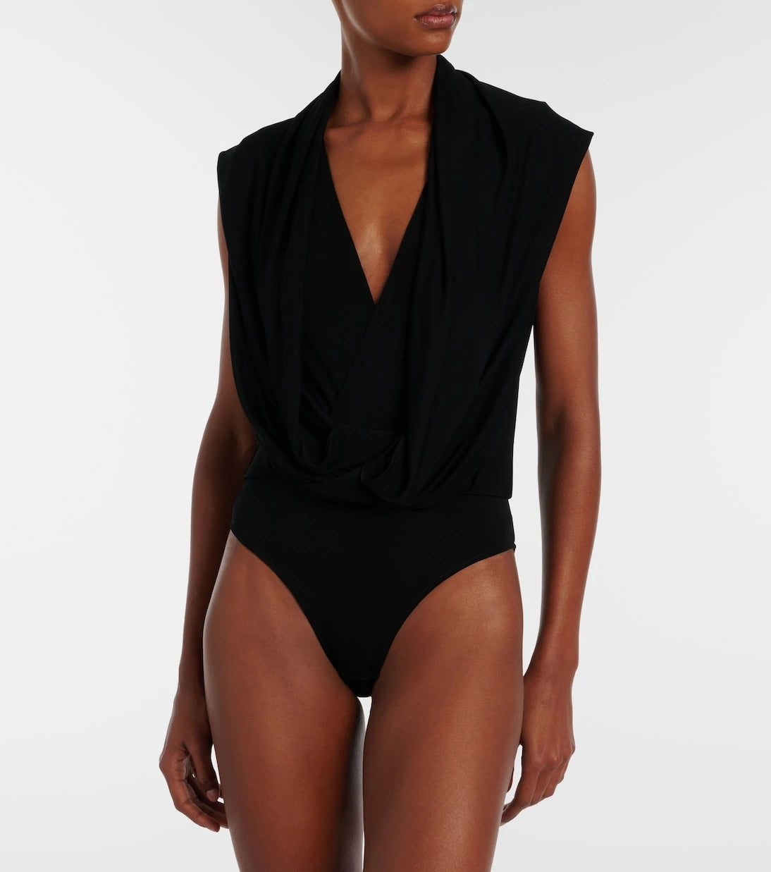 Alaïa - Draped jersey bodysuit