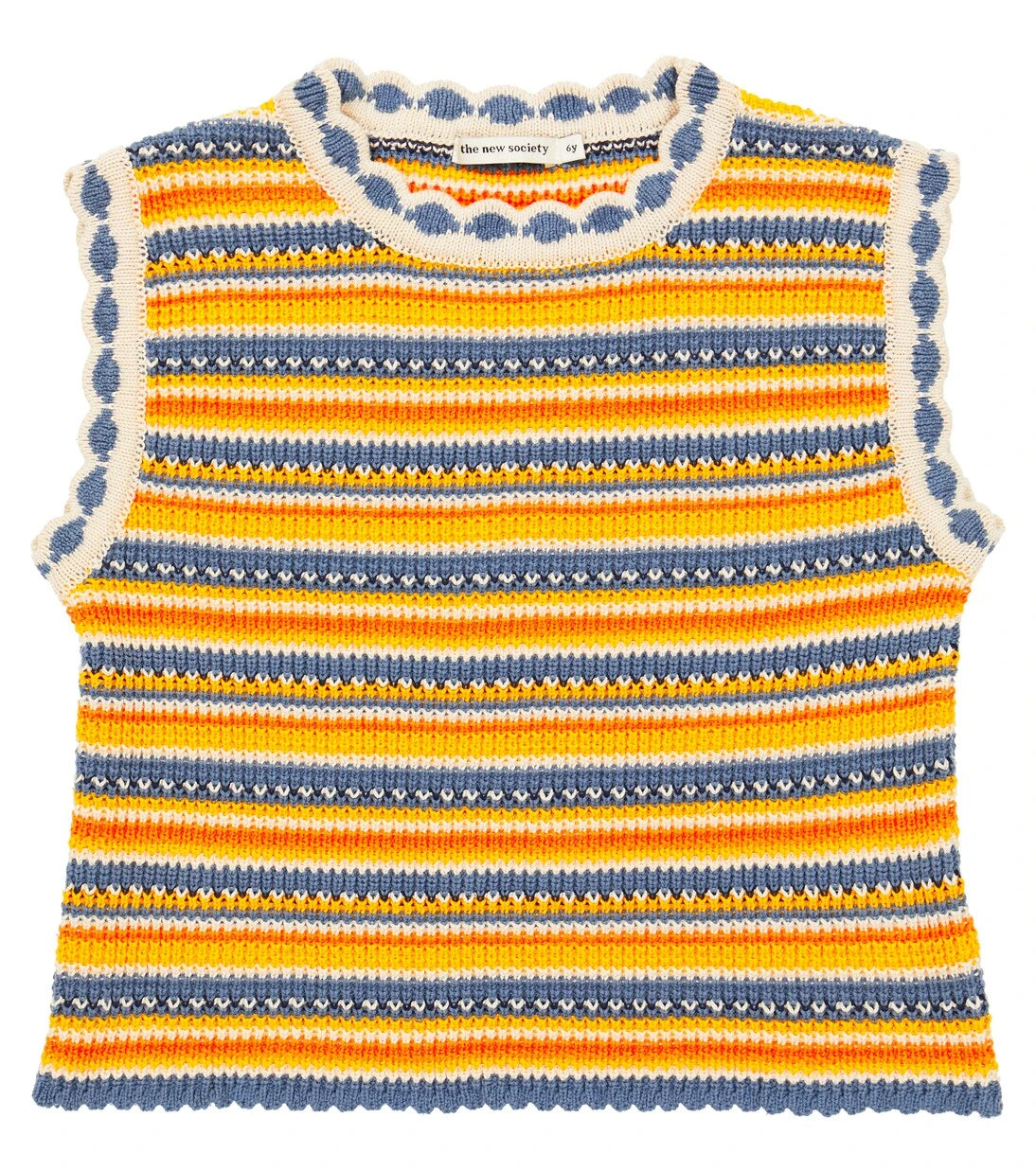 The New Society - Marco striped cotton sweater
