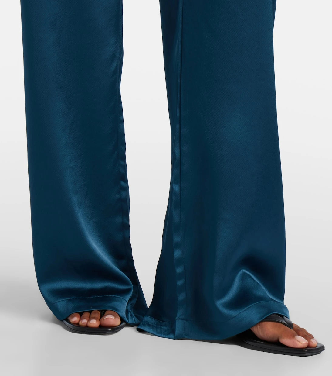 Leset - Barb satin wide-leg pants