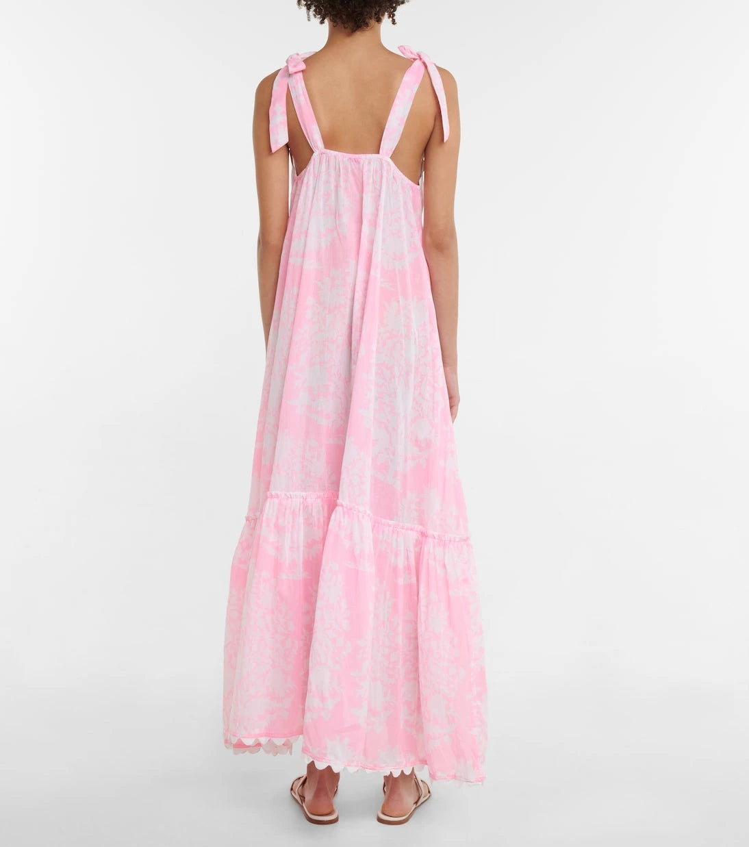 Juliet Dunn - Printed cotton midi dress