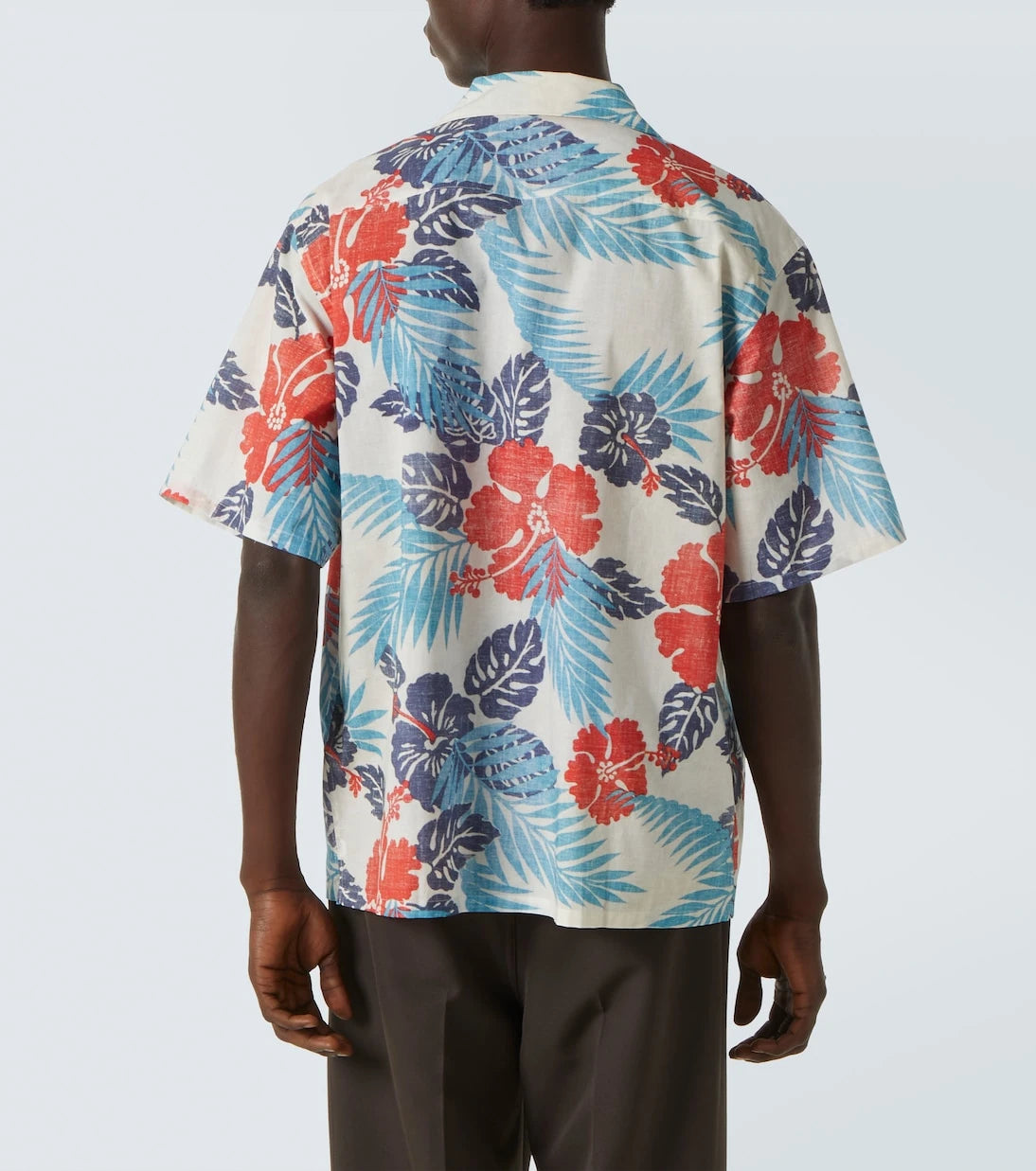 Prada - Printed cotton bowling shirt